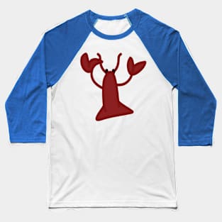 Random Doodles - Lobster Baseball T-Shirt